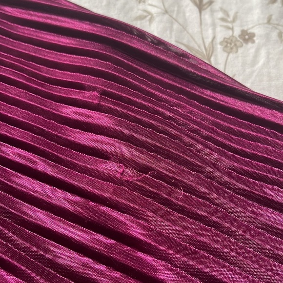 Ramy Brook Kimberly Dress Plisse Cutout High-Low XS - Picture 11 of 12